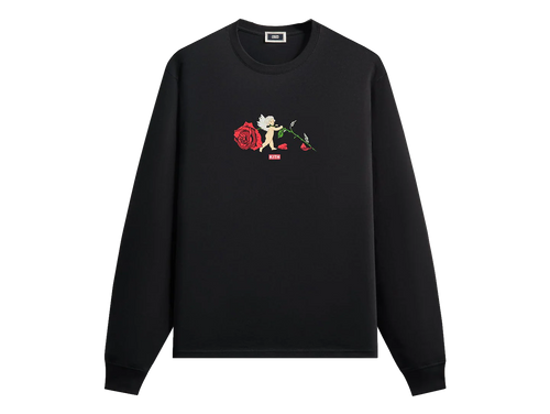 Cupid Rose Long Sleeve Tee "Black" khm034591 001