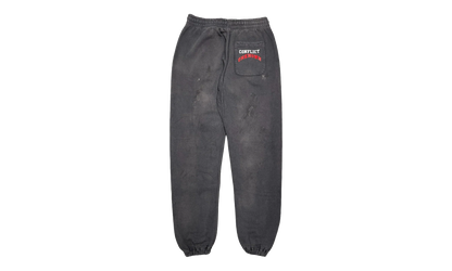 Struggle Logo Sweatpants "Saint Michael - Black" DT370