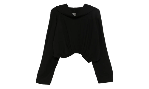 Cropped Hooded Tunic WMNS "Black" RO02E4262 WA 09