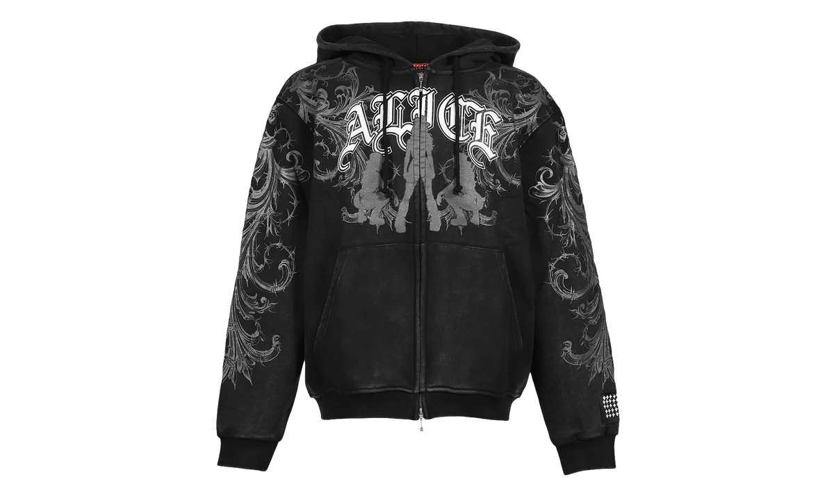 Alice Hollywood Graphic Zip Hoodie "Black" MAH25FL001