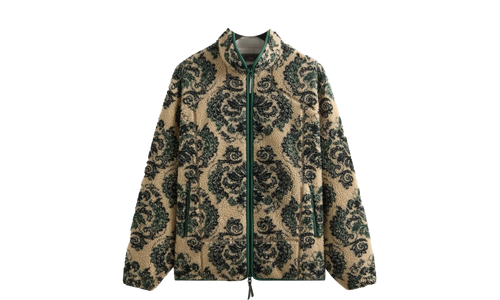 Damask Floral Sherpa Harper Jacket "Eternal" KHM010821 246