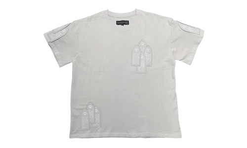 Window Leather Patch Short Sleeve Tee "Vintage Grey" WDWBMBLWSSTSVG