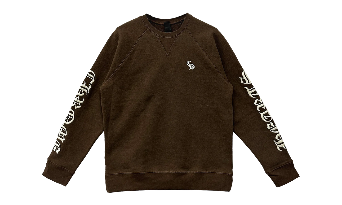 Embroidered CH Hoodie "Brown" CHRM0791