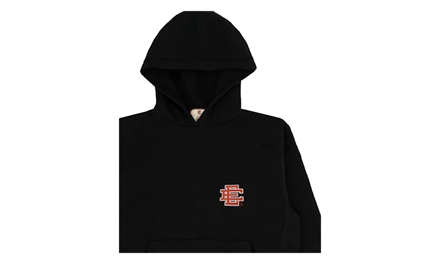 EE BASIC CORE HOODIE "Black/Varsity Red" EE746