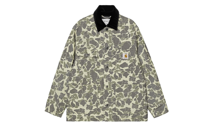 Tapestry Chore Coat "Camo Duck Jacquard Green / Tobacco" I035329 3CK XX