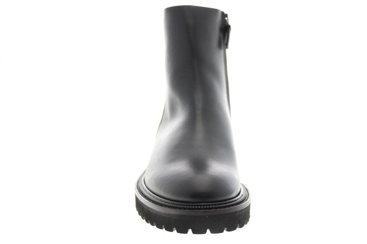 Aquatalia Pasquale Calf 34M0937-BLK Mens Black Leather Casual Dress Boots
