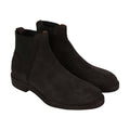 Aquatalia Tristan Suede Mens Brown Made In Italy Waterproof Chelsea Boots