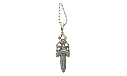 Ball Chain with Dagger Pendant "Silver" CHRM0747
