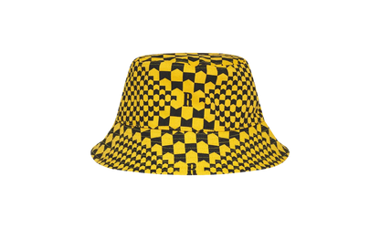 Checkered Monogram Bucket Hat "Yellow/Black" FW22HA06012981