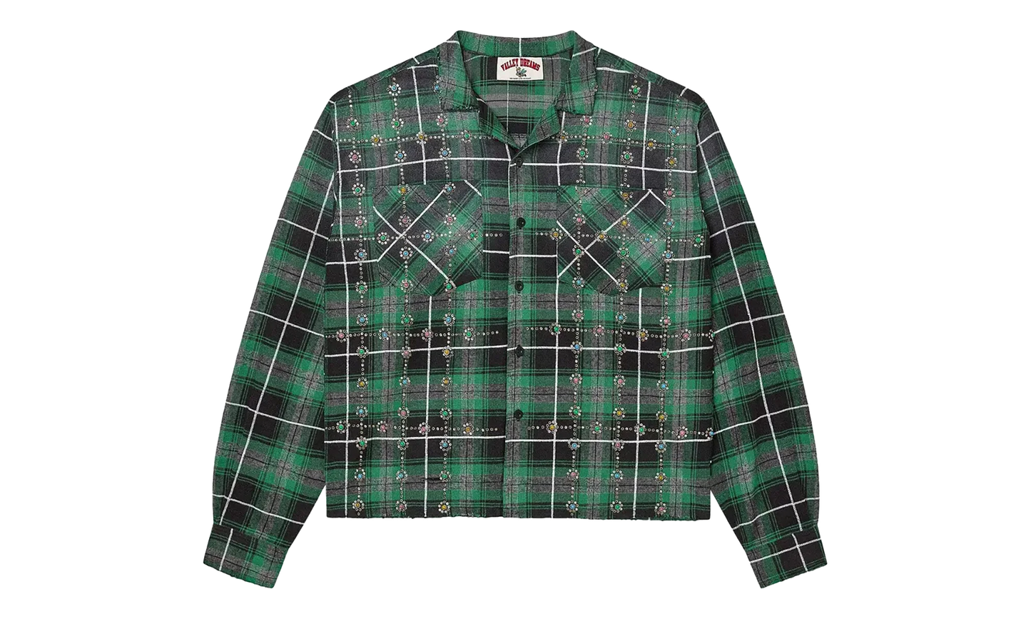 Grinch Gems Flannel "Green" VAL136