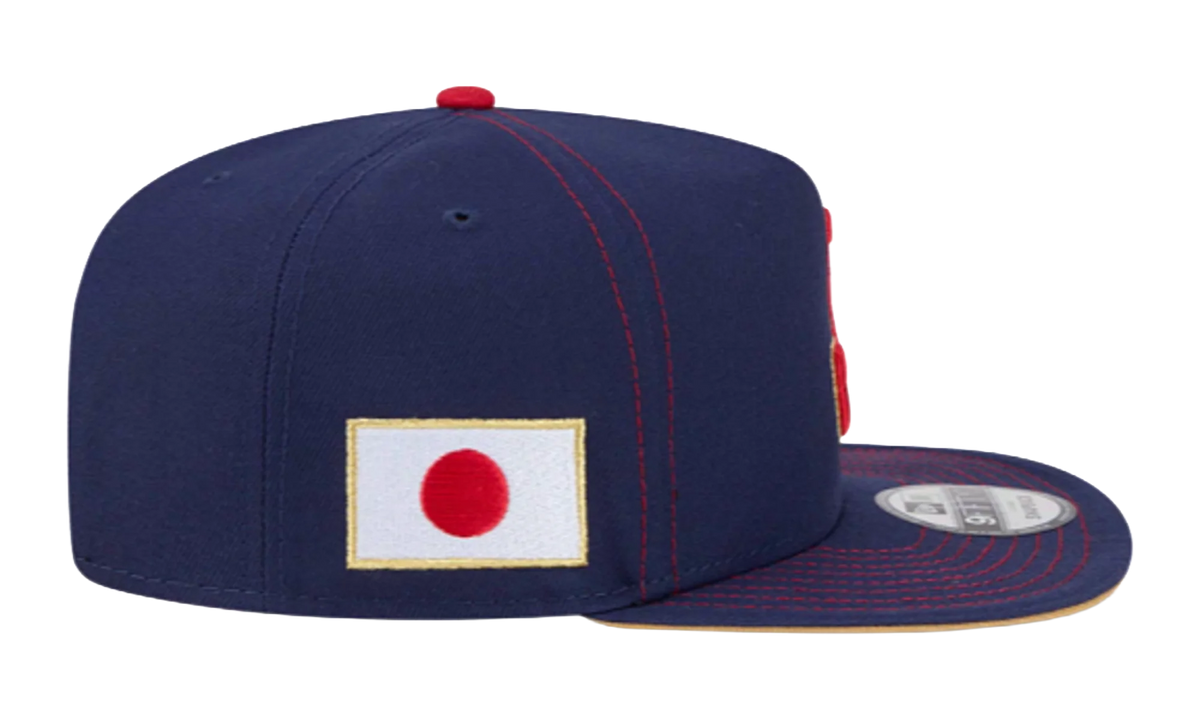 9FIFTY Team Japan 2026 World Baseball A Frame Snapback Hat "Blue" NE394