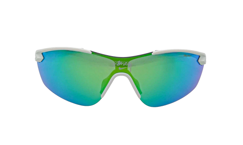 Victory Elite Sunglasses "Stussy - Matte Light Bone / Green Mirror" EV24029 072