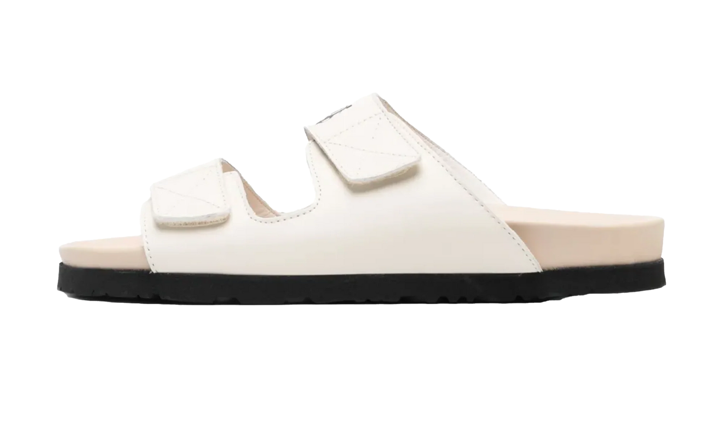 Logo Printed Slide Sandals "Off-White" PMIH004S23LEA0010361