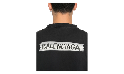Masking Tape Medium Fit T-shirt "Faded Black" 764235 TTVL6 1041