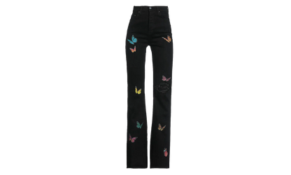 Butterfly Flare Broken Jeans "Black" Y0W01404SD BLK