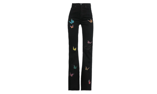 Butterfly Flare Broken Jeans "Black" Y0W01404SD BLK