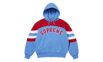 Filled Zip Up Hooded Sweatshirt "SS26 - Light Blue" SU27076