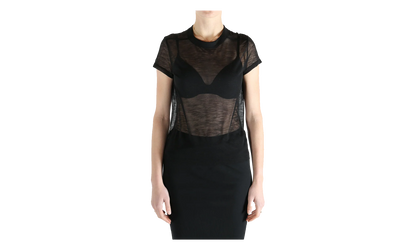Cropped Level T-Shirt WMNS "Black" RP01F6235 JWR 09