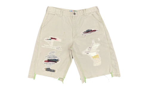 Repair Double-Wide Carpenter Shorts "Beige" BWA114