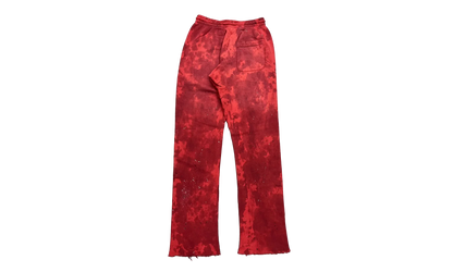 Sports Lava Wash Tie-Dye Sweatpants "Red" HSR151