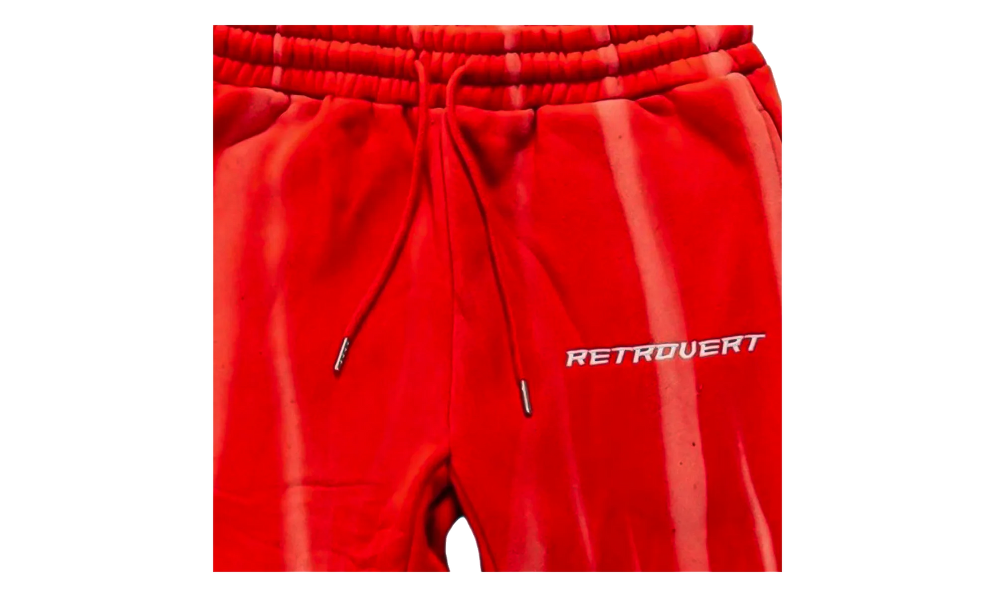 Flare Sweatpants "Red" RET012