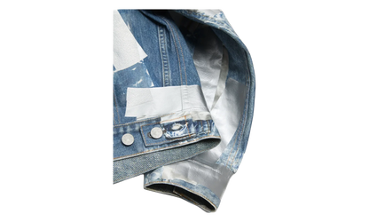 Printed Tape Denim Jacket "Blue" B90886AUZ