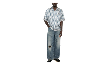 MA Checkered Bowling Shirt "Steel" AMTOSH1078 396