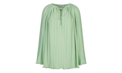 PLEATED LONG SLEEVE BLOUSE "ACQUA" RW TO0001 5944 E24 26