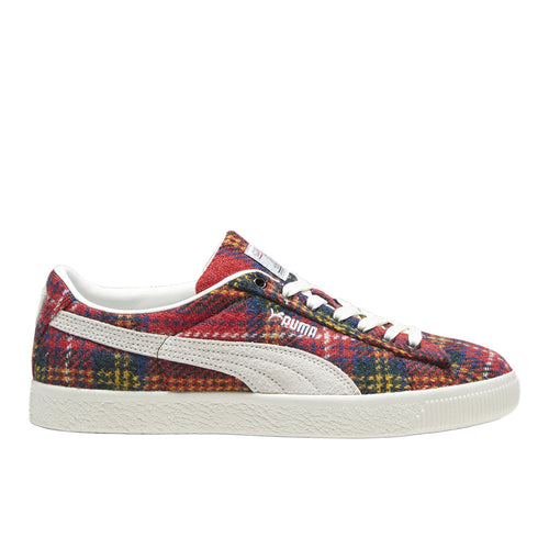 Suede VTG Harris Tweed Lace Up Sneakers
