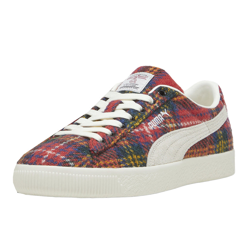 Suede VTG Harris Tweed Lace Up Sneakers