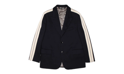 Single Breasted Side Stripe Blazer "Navy" PMEN016F21FAB0014637