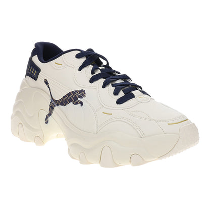 Pulsar Wedge Monogram Lace Up Sneakers