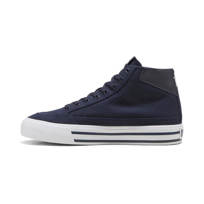 Court Classic Vulcanized Mid Formstrip Lace Up Sneakers