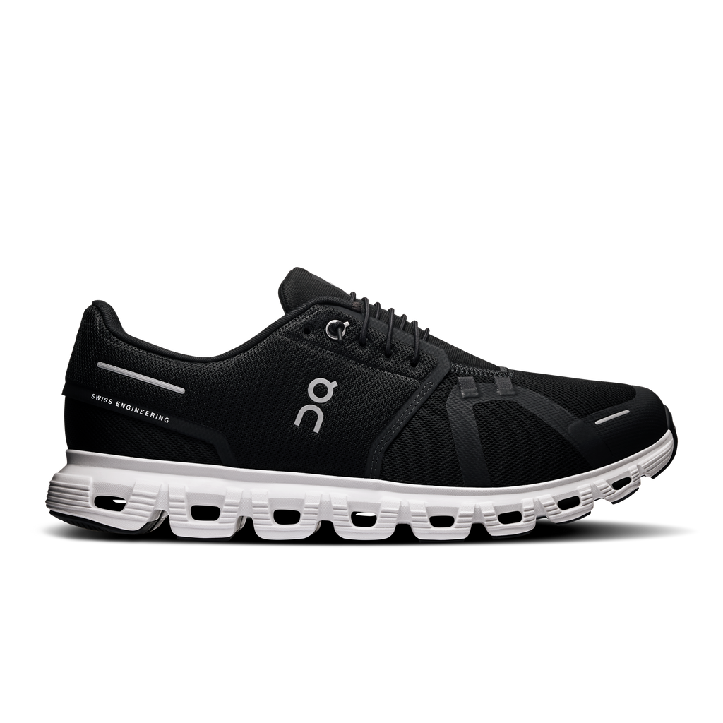 Men's Cloud 6 Wide in Black/White