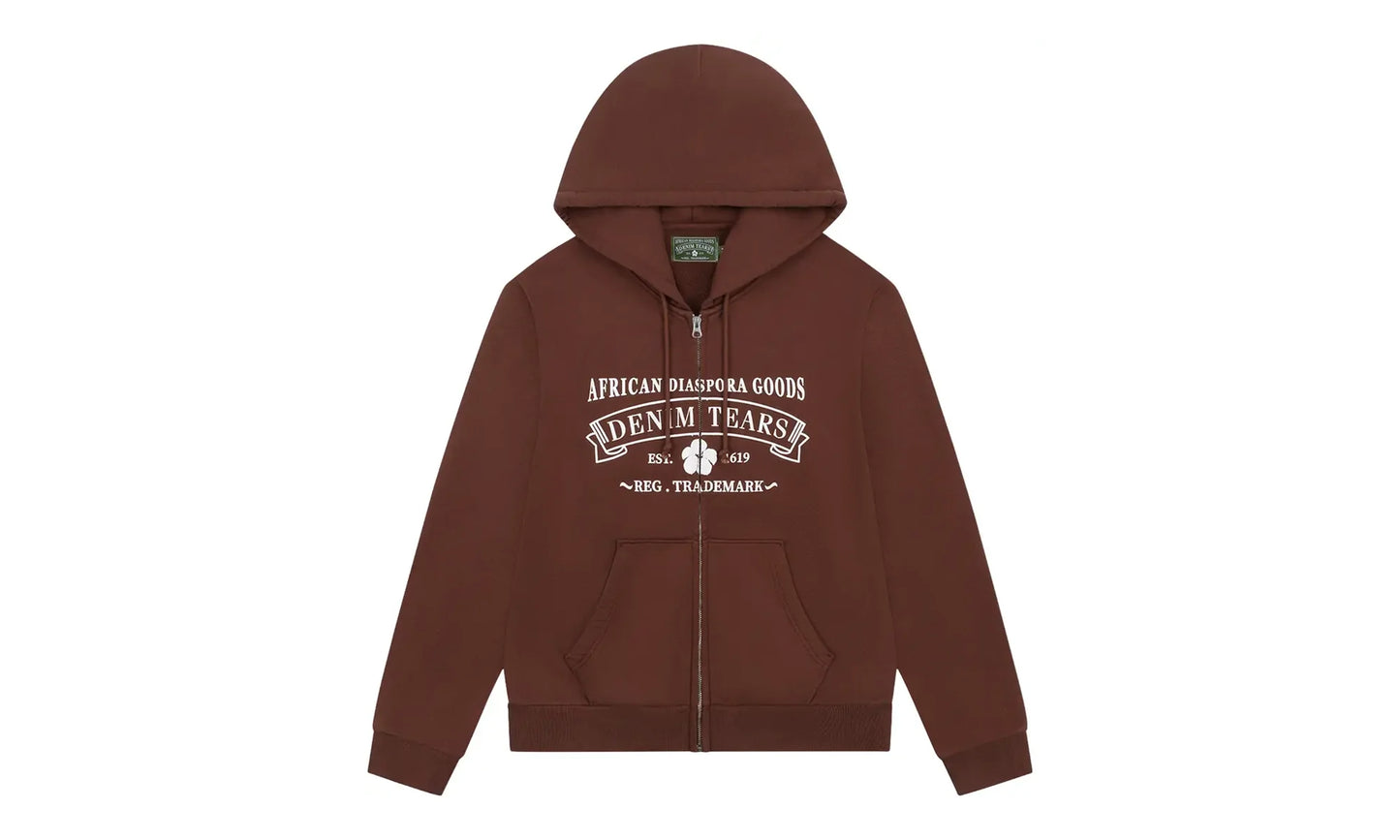 ADG Zip Hoodie "Brown" DT277