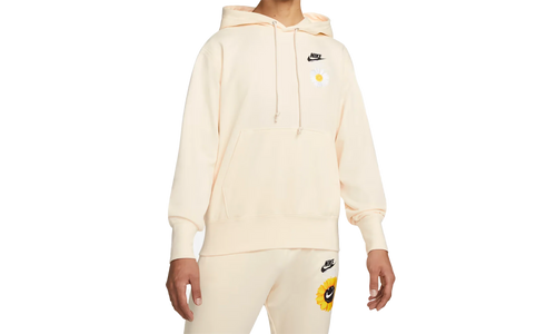 Sportswear French Terry Pullover Hoodie "Sunflower - Coconut Milk / Black" DM4994 113