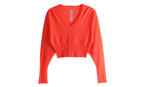 V Cropped Top WMNS "Coral" RP01F6665 WS 83