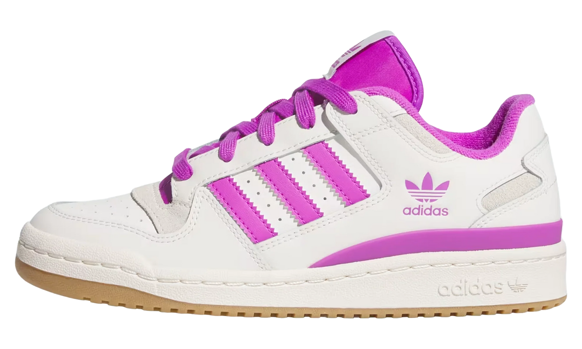 Forum Low CL Wmns "White / Purple" JR0474