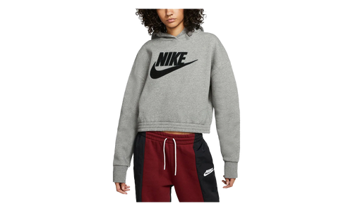 NSW Icon Clash Fleece Hoodie WMNS "Carbon Heather / Black" CJ2034 091