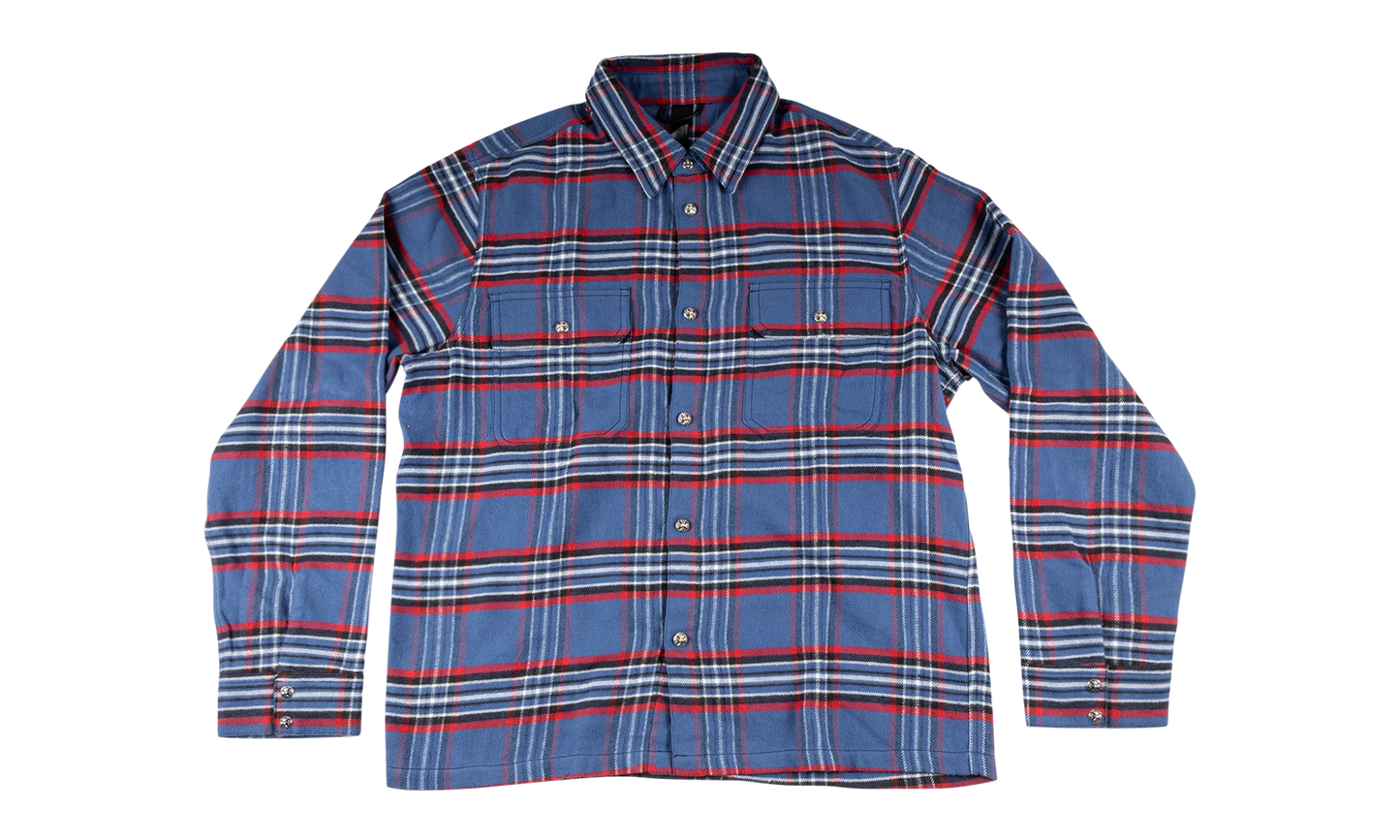 Work Dog shirt "Blue/Red" CHRM1083