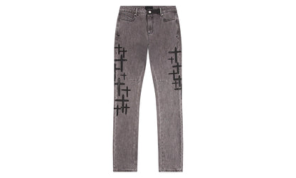 Bryant Clouded Mist Cross Patch Denim "Grey" MDGDD1149
