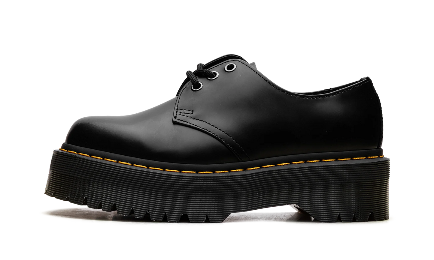 1461 Quad Polished Smooth Leather Derby "Black" 25567001