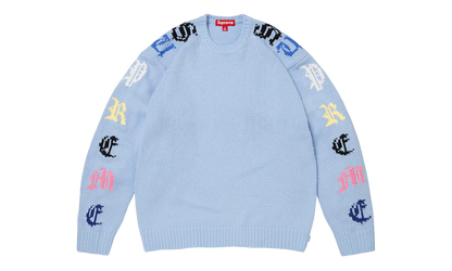 Old English Sleeves Sweater "SS26 - Light Blue" SU27138