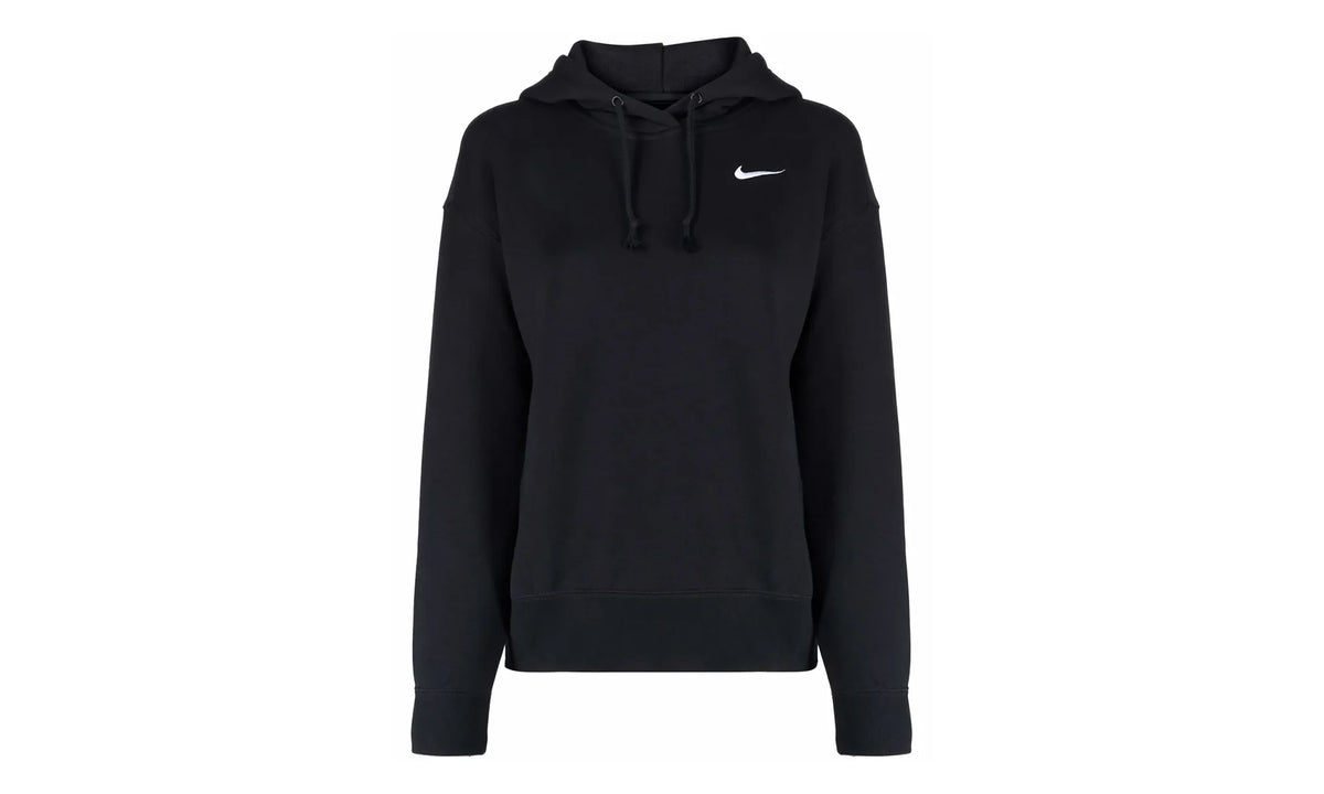 Sportswear Fleece Oversized Fit Hoodie WMNS "Black / White" CZ2590 010
