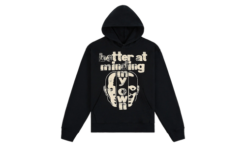 Better At Minding My Own Pullover Hoodie "Black" HTG260165 BLK