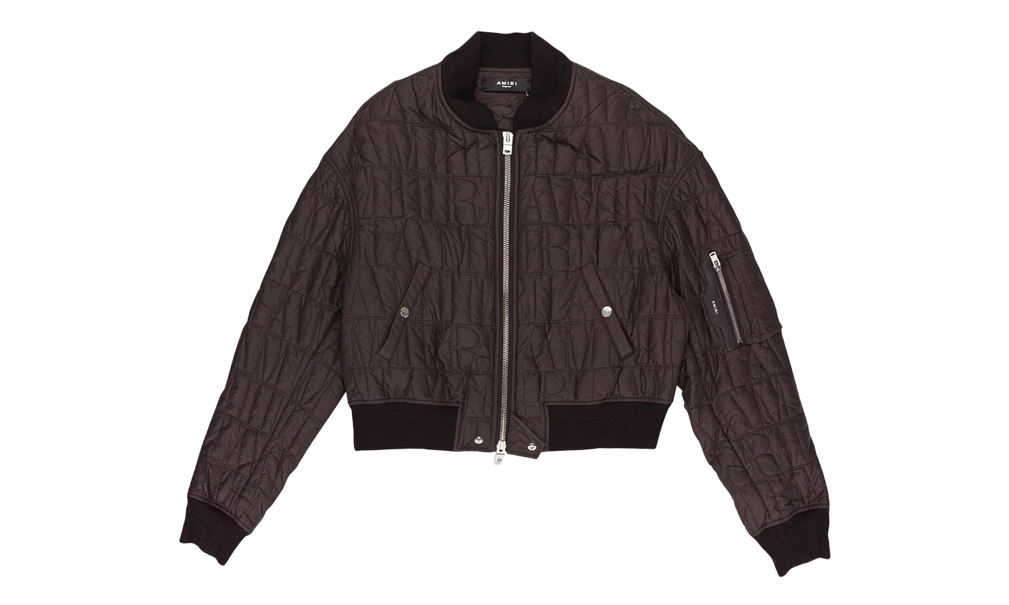 Quilted Down Bomber "Brown" PS22WOS005 BROWN