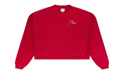 SCRIPT LOGO CREWNECK "Red" RHD-MHDS-0026