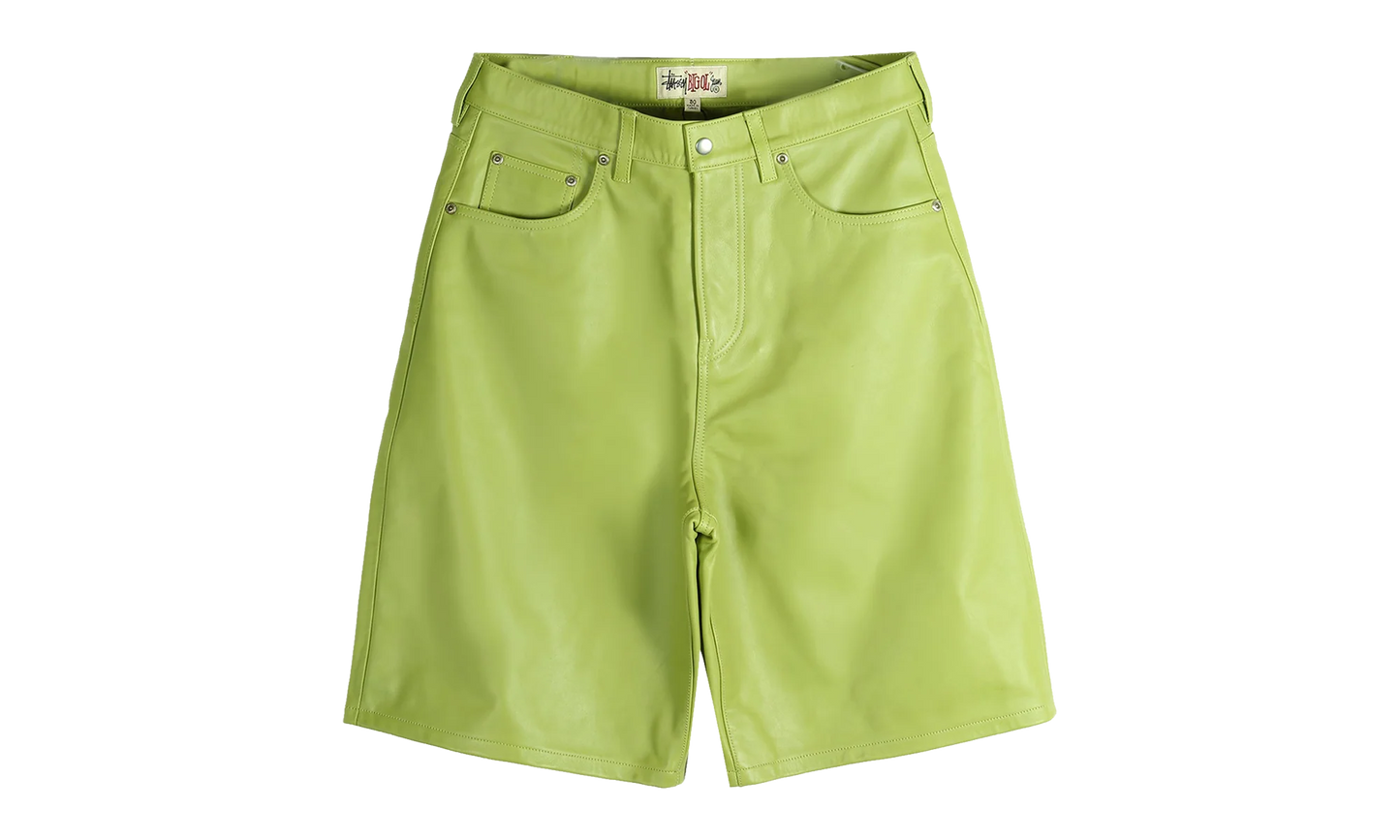 Big Ol Leather Shorts "LIME" 112315 LIME