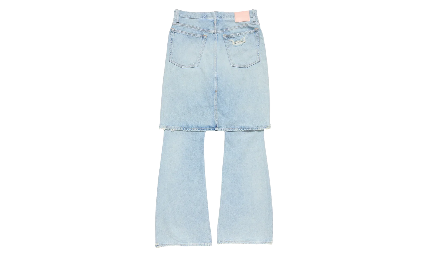 Skirt Layered Jeans "Light Blue" AK1008228