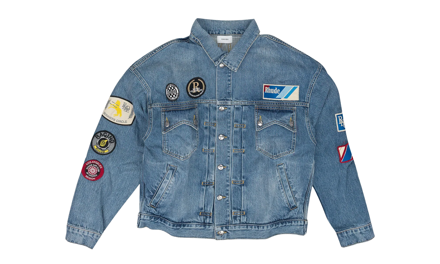 Patch Denim Jacket "Indigo" RHD-MOTW-0076